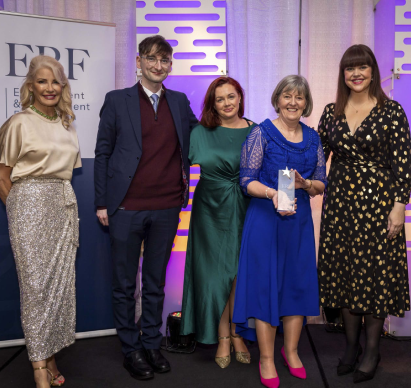 Image of publicjobs team accepting our ERF Award